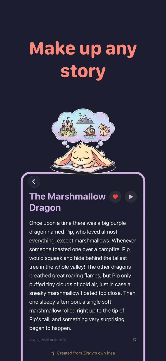 Make up any story